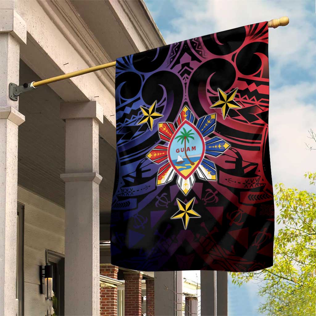 Philippines Guam Garden Flag Filipino Sun With Guaman Seal