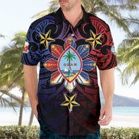 Philippines Guam Hawaiian Shirt Filipino Sun With Guaman Seal