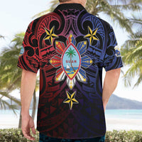 Philippines Guam Hawaiian Shirt Filipino Sun With Guaman Seal