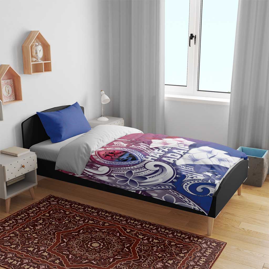 Guam Gadao Bedding Set Hafa Adai Micronesian Tribal Pattern