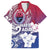 Guam Gadao Family Matching Puletasi and Hawaiian Shirt Hafa Adai Micronesian Tribal Pattern