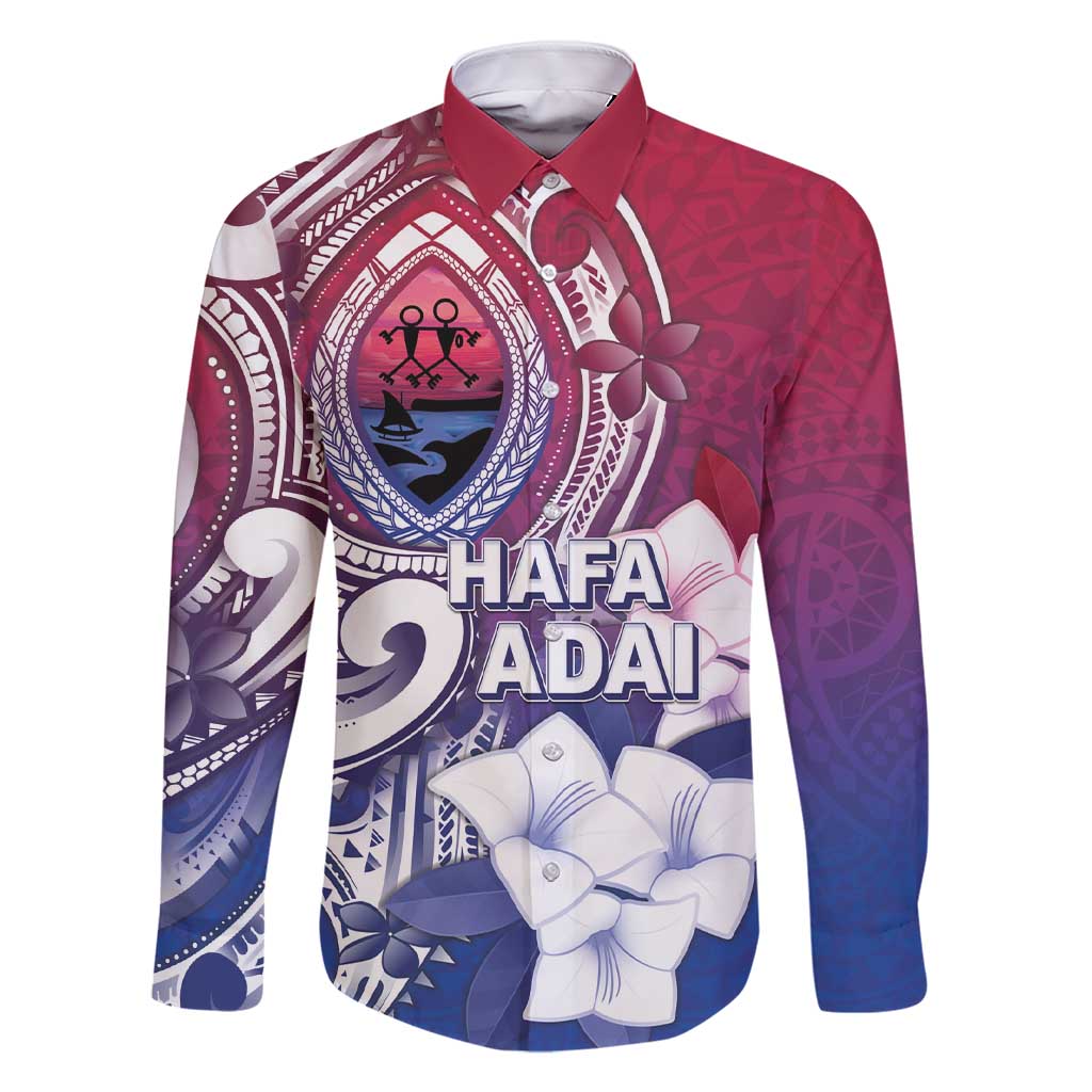 Guam Gadao Family Matching Short Sleeve Bodycon Dress and Hawaiian Shirt Hafa Adai Micronesian Tribal Pattern