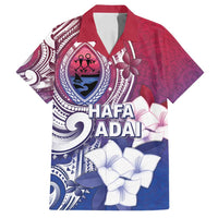 Guam Gadao Family Matching Tank Maxi Dress and Hawaiian Shirt Hafa Adai Micronesian Tribal Pattern