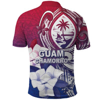 Guam Gadao Polo Shirt Hafa Adai Micronesian Tribal Pattern