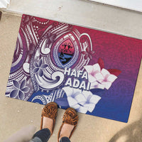 Guam Gadao Rubber Doormat Hafa Adai Micronesian Tribal Pattern