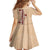 Tonga Language Week Family Matching Off The Shoulder Long Sleeve Dress and Hawaiian Shirt Hibiscus Tongan Ngatu Pattern