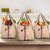 Tonga Language Week Grocery Bag Hibiscus Tongan Ngatu Pattern