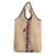 Tonga Language Week Grocery Bag Hibiscus Tongan Ngatu Pattern