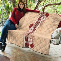 Tonga Language Week Quilt Hibiscus Tongan Ngatu Pattern