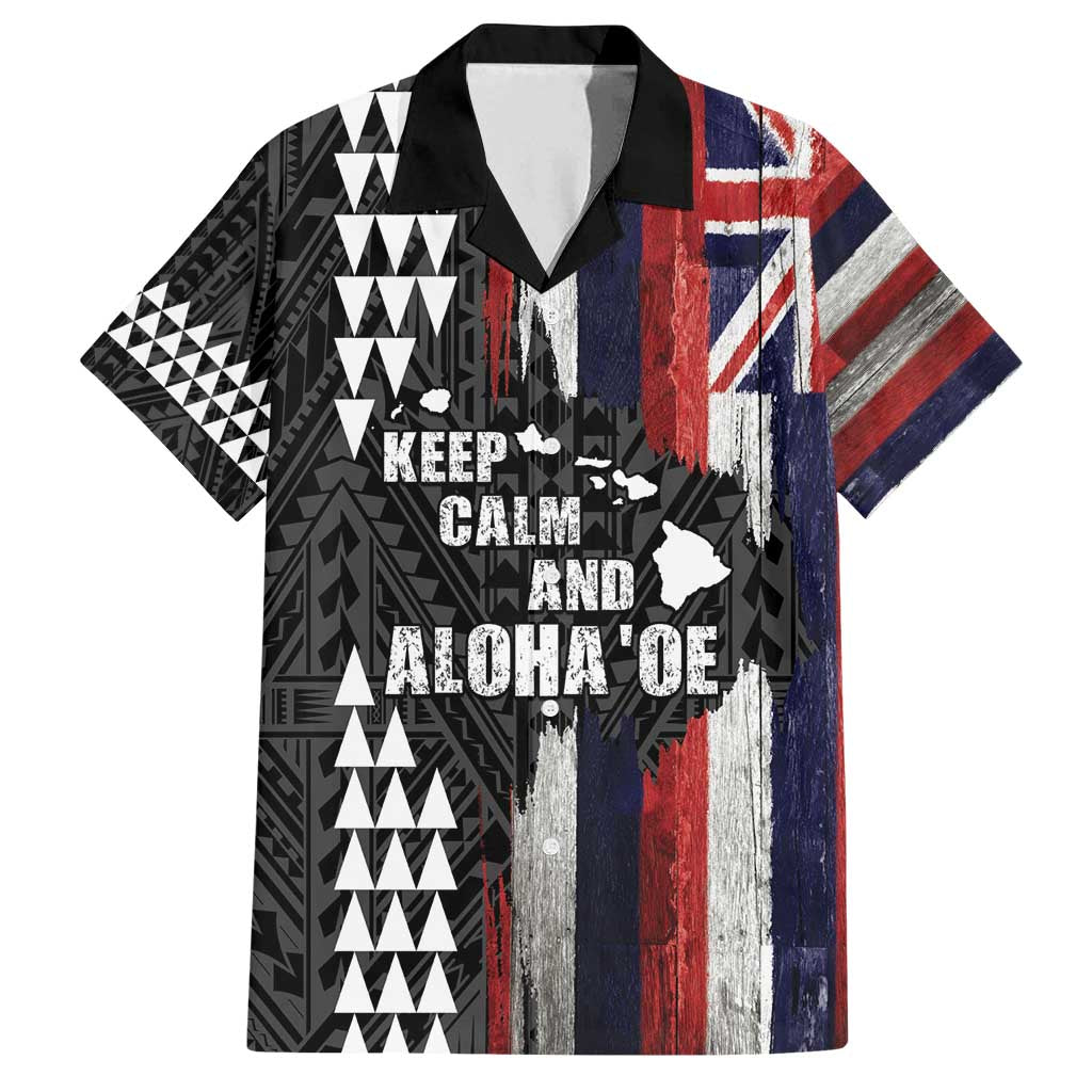 Hawaii 1959 Statehood Day Family Matching Long Sleeve Bodycon Dress and Hawaiian Shirt Classic Style LT05 Dad's Shirt - Short Sleeve Black - Polynesian Pride