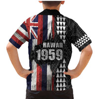 Hawaii 1959 Statehood Day Family Matching Mermaid Dress and Hawaiian Shirt Classic Style LT05 - Polynesian Pride