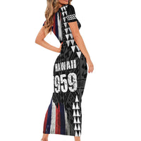 Hawaii 1959 Statehood Day Family Matching Short Sleeve Bodycon Dress and Hawaiian Shirt Classic Style LT05 - Polynesian Pride