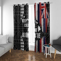 Hawaii 1959 Statehood Day Window Curtain Classic Style