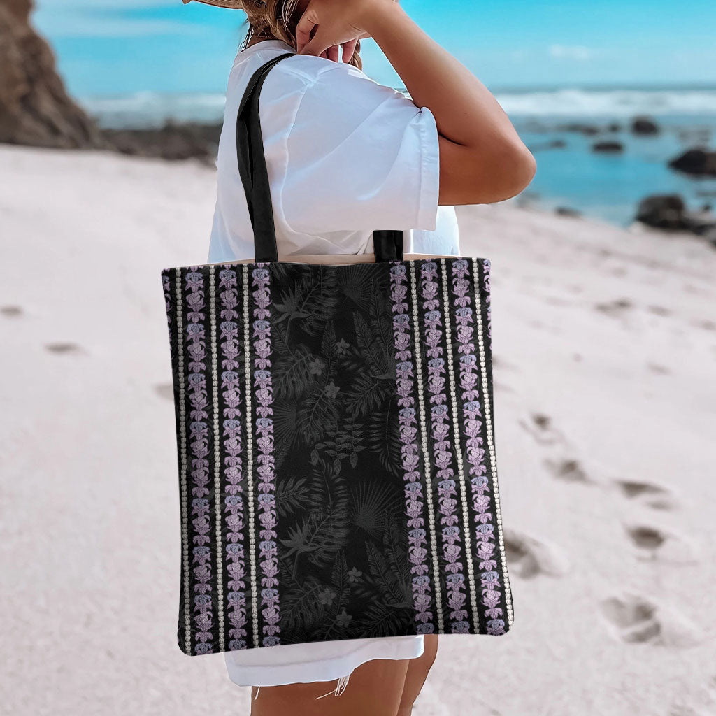 Hawaii Queen Liliuokalani Tote Bag Hawaiian Lei Pua Kalaunu LT05 - Polynesian Pride