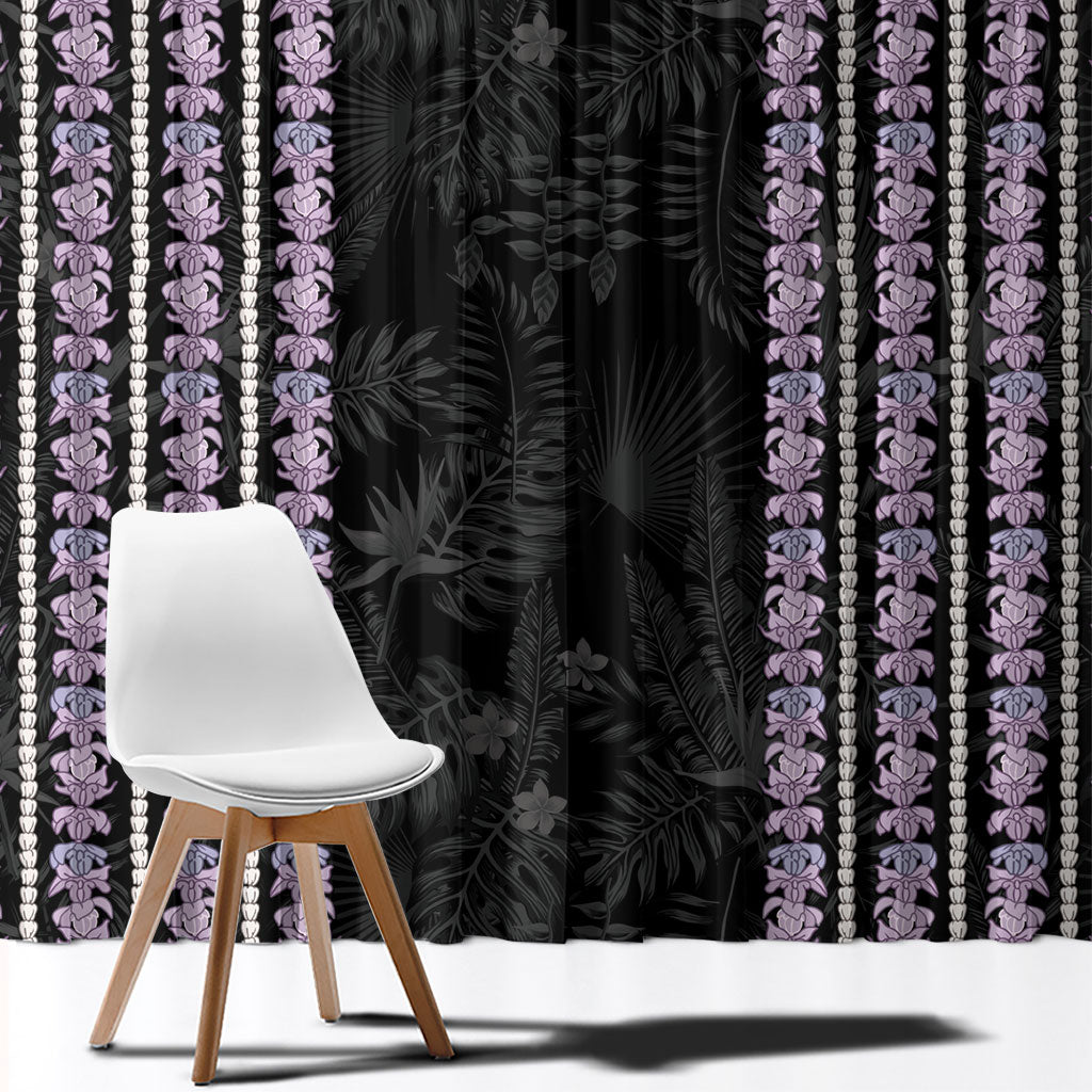 Hawaii Queen Liliuokalani Window Curtain Hawaiian Lei Pua Kalaunu LT05 - Polynesian Pride