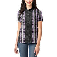 Hawaii Queen Liliuokalani Women Polo Shirt Hawaiian Lei Pua Kalaunu LT05 - Polynesian Pride