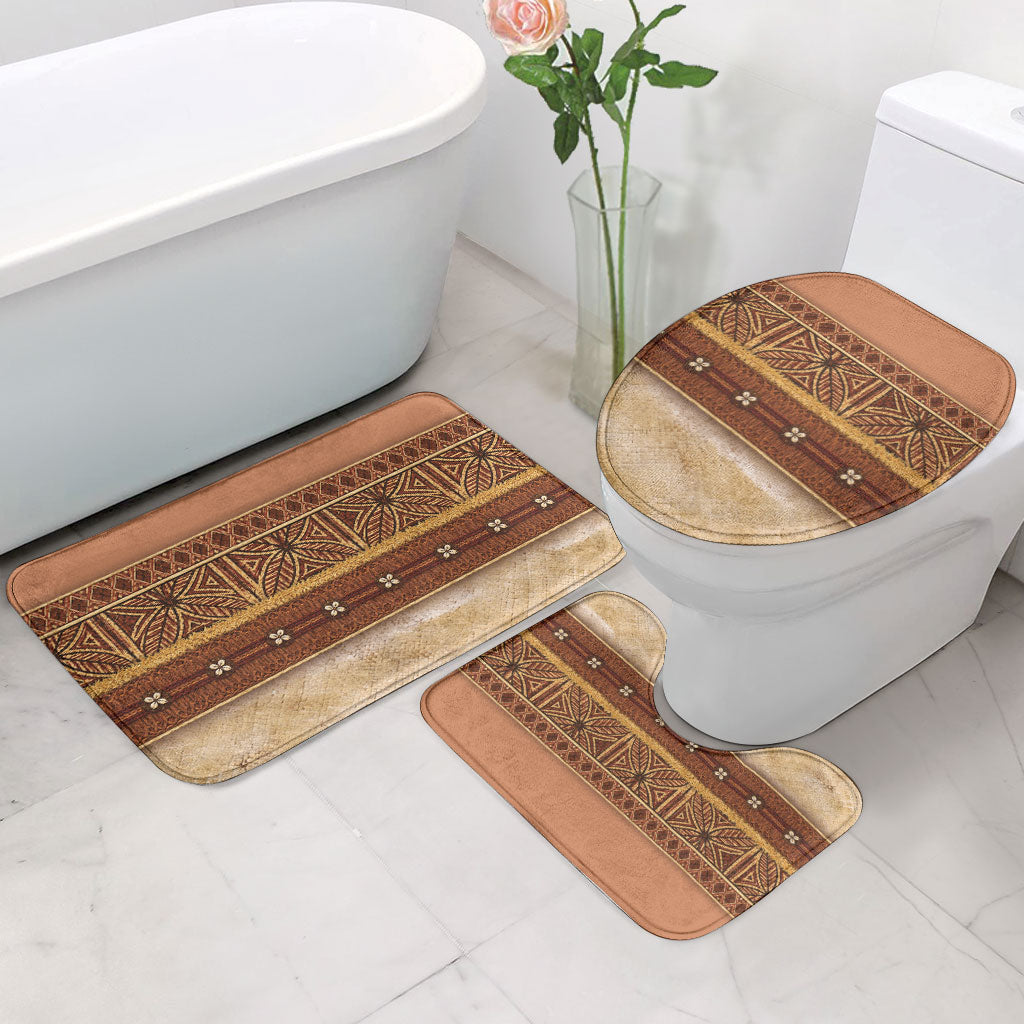 Polynesian Princess Inspired Cosplay Costume Bathroom Set Traditional Tapa Pattern LT05 - Polynesian Pride