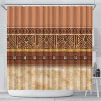 Polynesian Princess Inspired Cosplay Costume Shower Curtain Traditional Tapa Pattern LT05 - Polynesian Pride