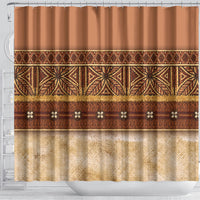 Polynesian Princess Inspired Cosplay Costume Shower Curtain Traditional Tapa Pattern LT05 - Polynesian Pride