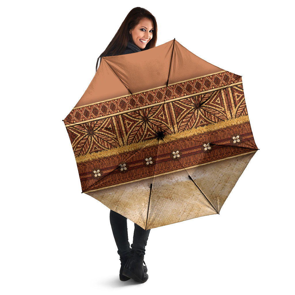 Polynesian Princess Inspired Cosplay Costume Umbrella Traditional Tapa Pattern LT05 - Polynesian Pride