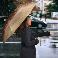 Polynesian Princess Inspired Cosplay Costume Umbrella Traditional Tapa Pattern LT05 - Polynesian Pride