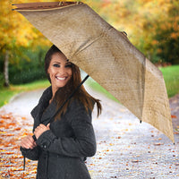 Polynesian Princess Inspired Cosplay Costume Umbrella Traditional Tapa Pattern LT05 - Polynesian Pride