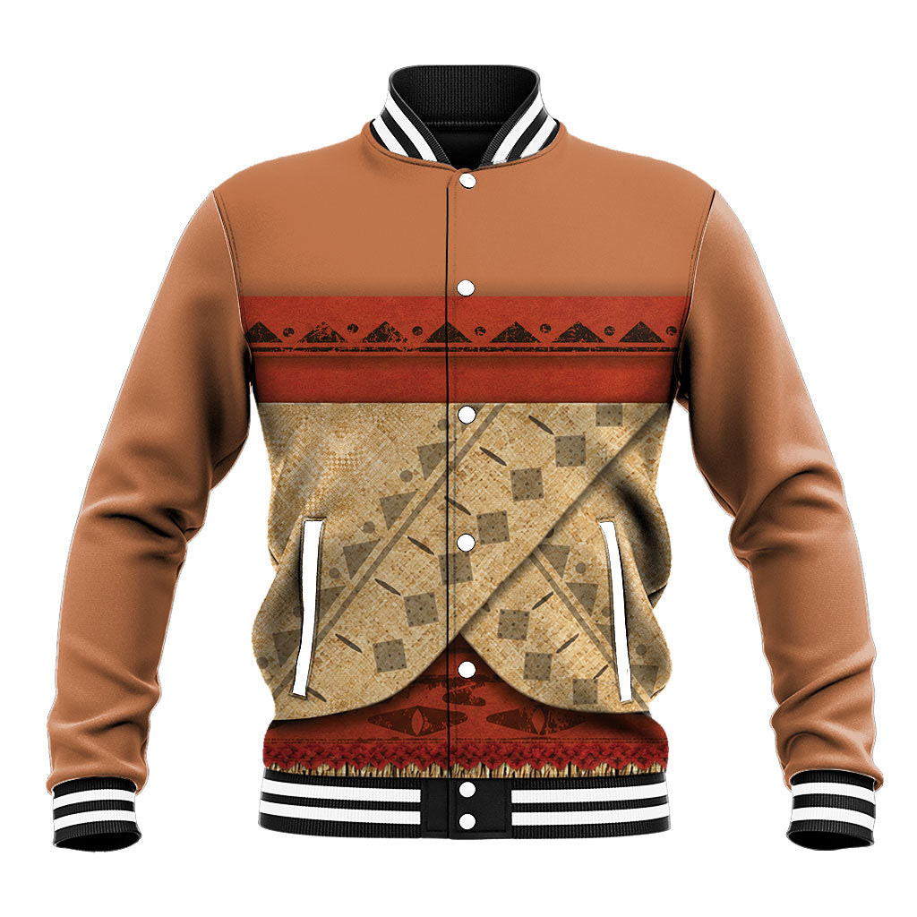 Island Elder Inspired Costume Baseball Jacket Polynesian Tribal Pattern LT05 Unisex Multicolor - Polynesian Pride