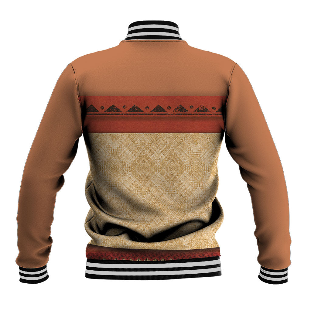 Island Elder Inspired Costume Baseball Jacket Polynesian Tribal Pattern LT05 - Polynesian Pride