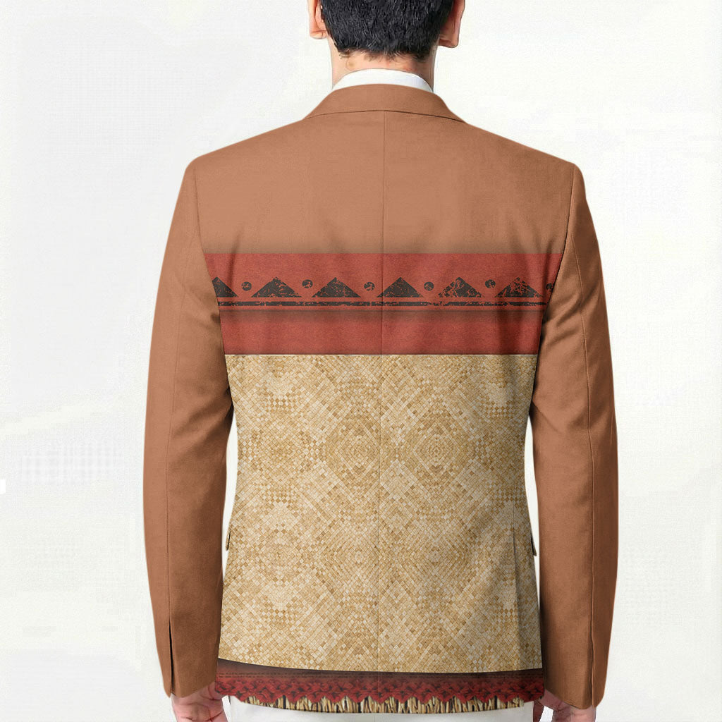 Island Elder Inspired Costume Blazer Polynesian Tribal Pattern LT05 - Polynesian Pride