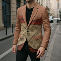 Island Elder Inspired Costume Blazer Polynesian Tribal Pattern LT05 - Polynesian Pride