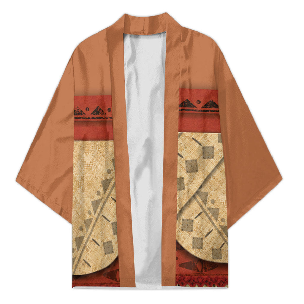 Island Elder Inspired Costume Kimono Polynesian Tribal Pattern LT05 Unisex Multicolor - Polynesian Pride