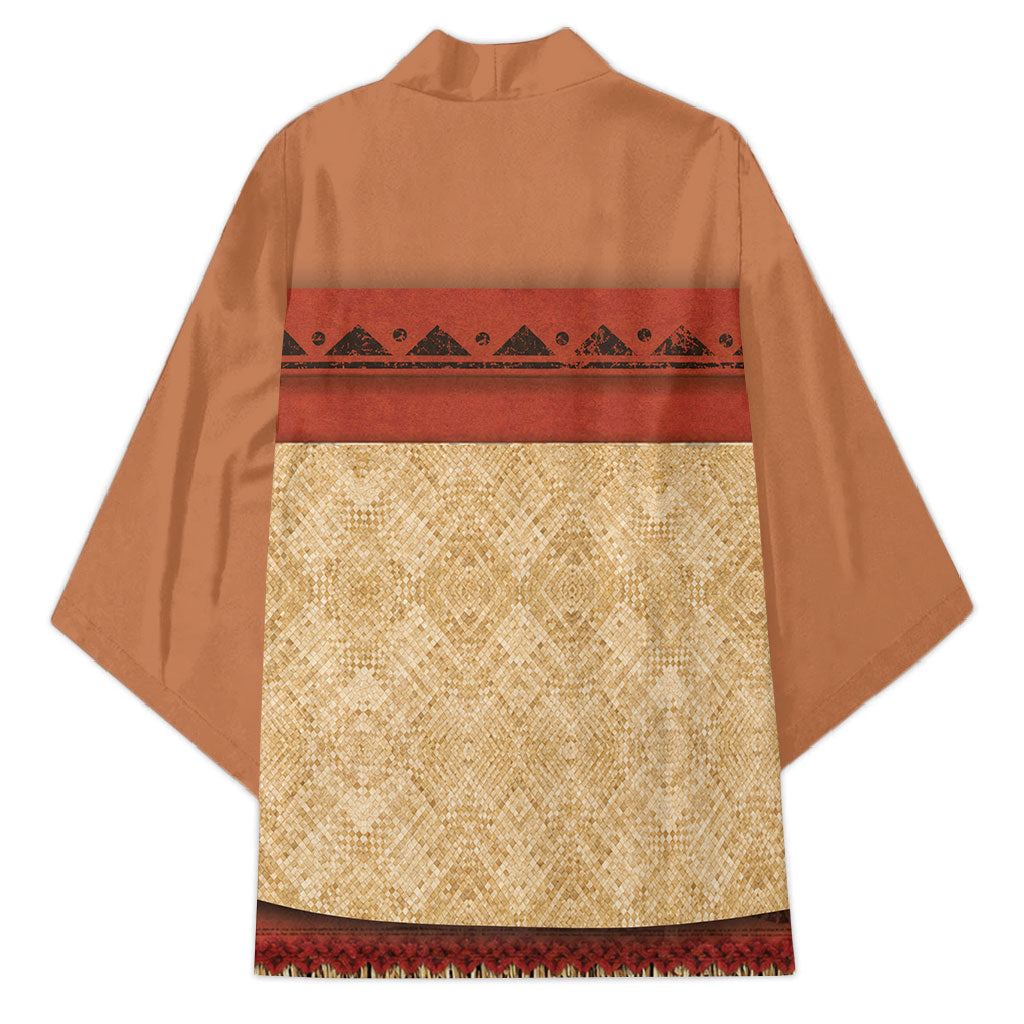 Island Elder Inspired Costume Kimono Polynesian Tribal Pattern LT05 - Polynesian Pride