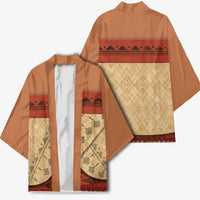 Island Elder Inspired Costume Kimono Polynesian Tribal Pattern LT05 - Polynesian Pride