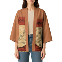 Island Elder Inspired Costume Kimono Polynesian Tribal Pattern LT05 - Polynesian Pride