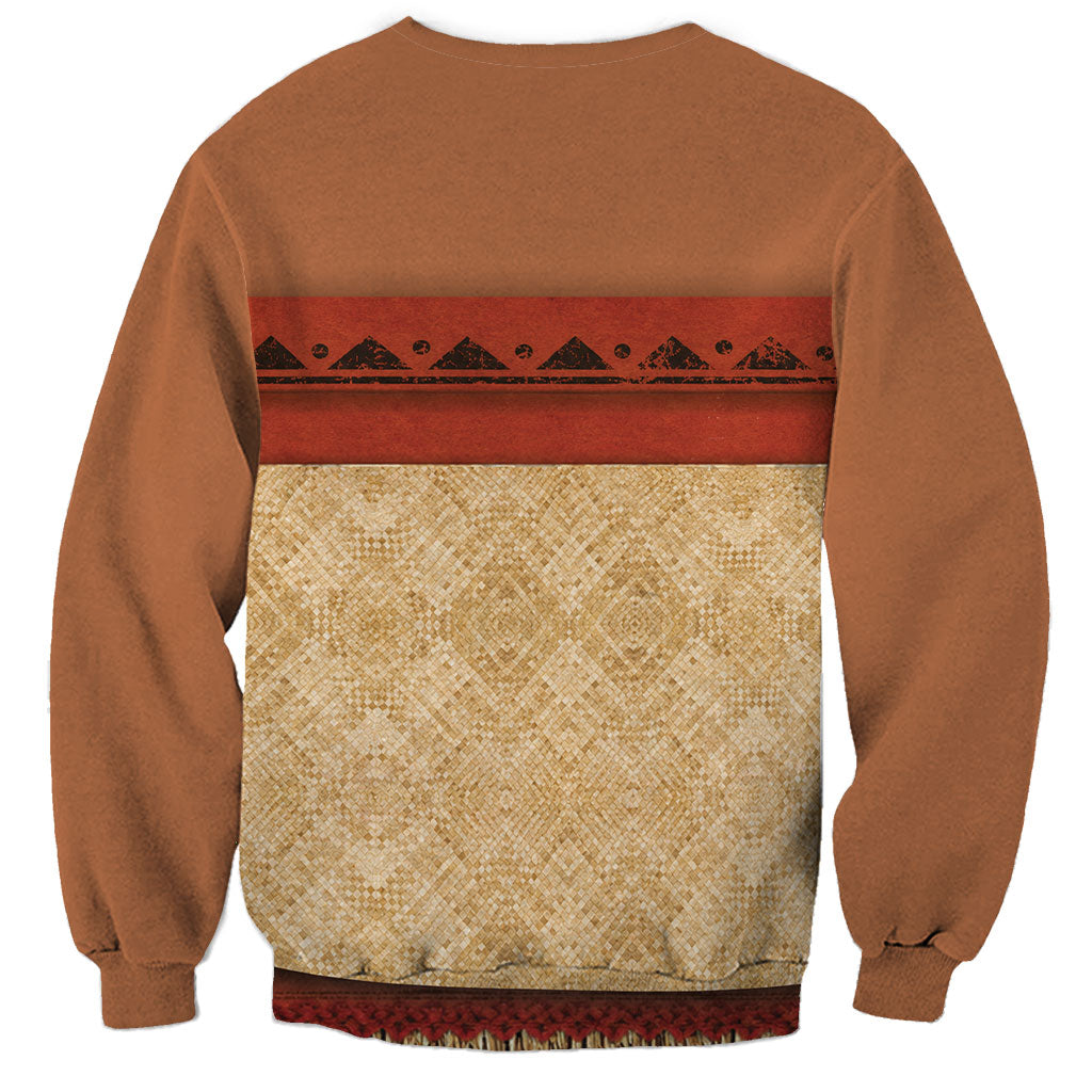 Island Elder Inspired Costume Sweatshirt Polynesian Tribal Pattern LT05 - Polynesian Pride
