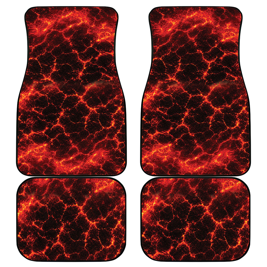 Lava Monster Costume Car Mats Fiery Lava Spiral LT05 - Polynesian Pride