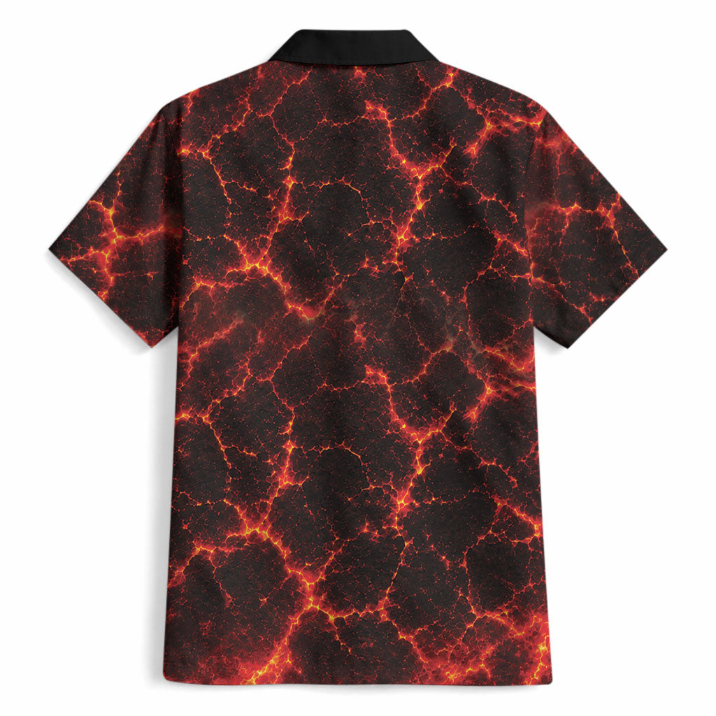 Lava Monster Costume Hawaiian Shirt Fiery Lava Spiral LT05 - Polynesian Pride