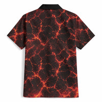 Lava Monster Costume Hawaiian Shirt Fiery Lava Spiral LT05 - Polynesian Pride