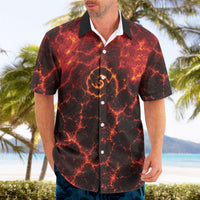 Lava Monster Costume Hawaiian Shirt Fiery Lava Spiral LT05 - Polynesian Pride