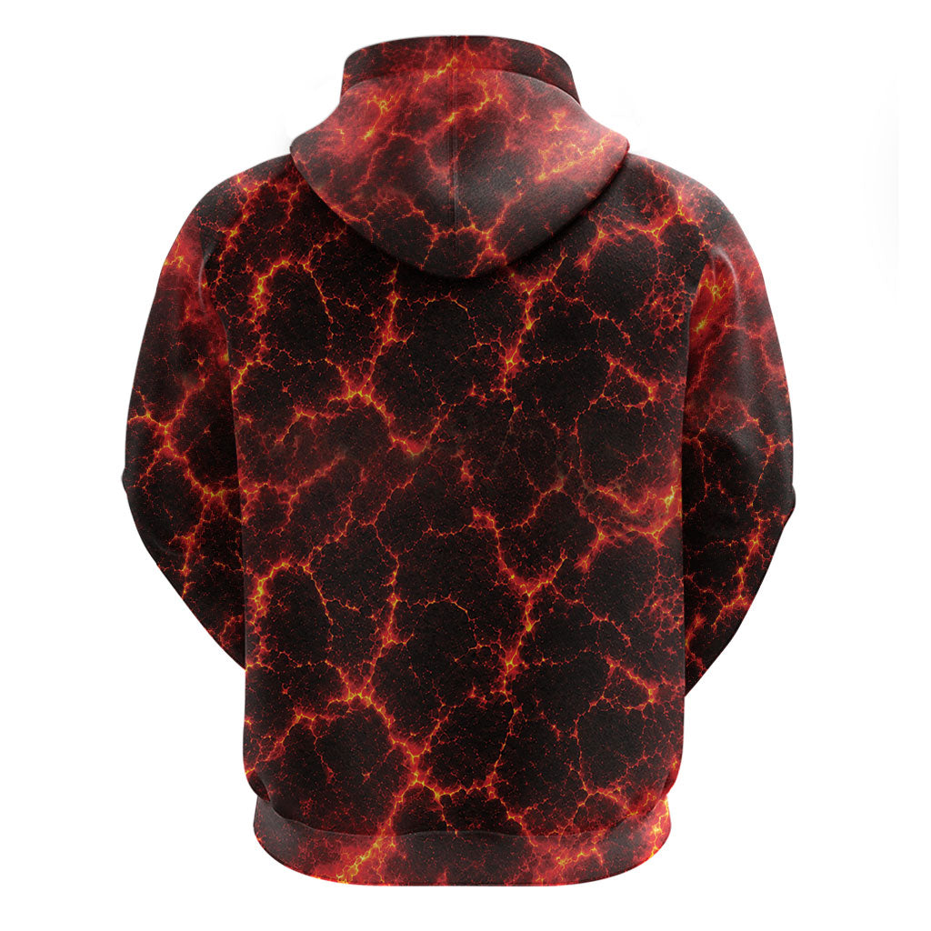 Lava Monster Costume Hoodie Fiery Lava Spiral LT05 - Polynesian Pride