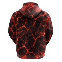 Lava Monster Costume Hoodie Fiery Lava Spiral LT05 - Polynesian Pride