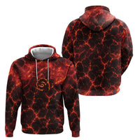 Lava Monster Costume Hoodie Fiery Lava Spiral LT05 - Polynesian Pride