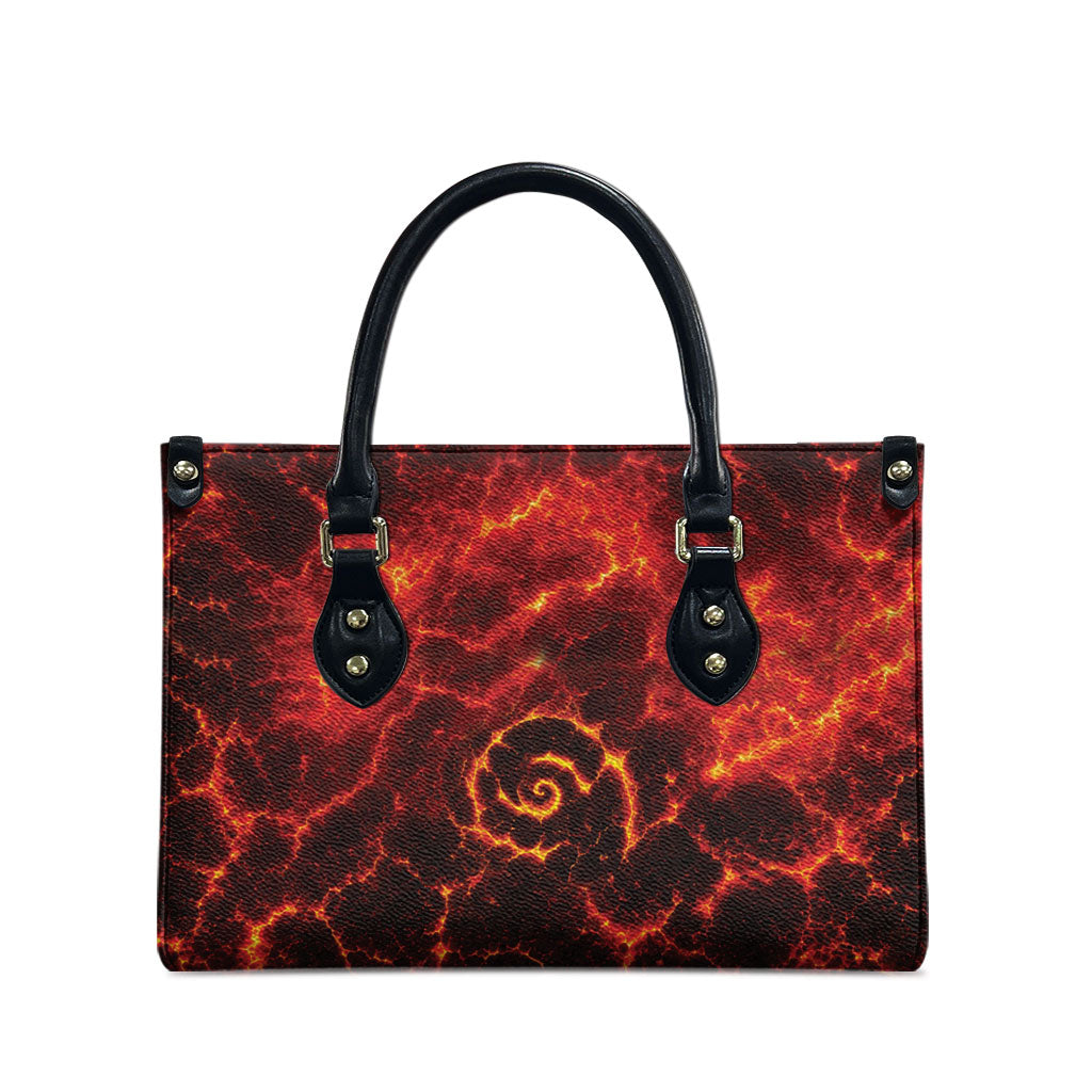 Lava Monster Costume Leather Bag Fiery Lava Spiral LT05 - Polynesian Pride