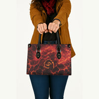 Lava Monster Costume Leather Bag Fiery Lava Spiral LT05 - Polynesian Pride