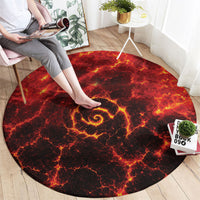 Lava Monster Costume Round Carpet Fiery Lava Spiral LT05 - Polynesian Pride