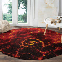 Lava Monster Costume Round Carpet Fiery Lava Spiral LT05 - Polynesian Pride