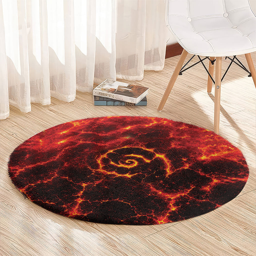 Lava Monster Costume Round Carpet Fiery Lava Spiral LT05 - Polynesian Pride