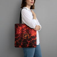 Lava Monster Costume Tote Bag Fiery Lava Spiral LT05 - Polynesian Pride
