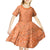 Personalised Lapita Culture Kid Short Sleeve Dress Iconic Double Face Pattern LT05 - Polynesian Pride
