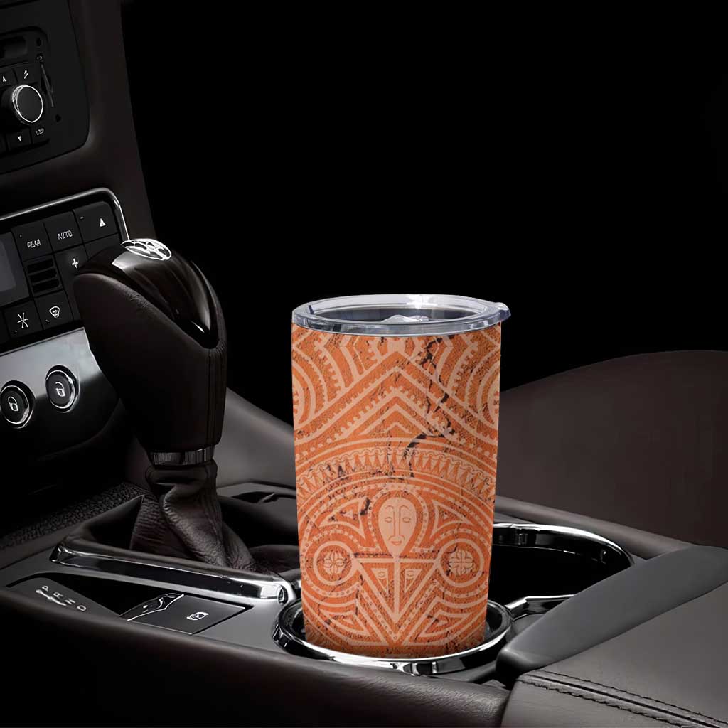 Personalised Lapita Culture Tumbler Cup Iconic Double Face Pattern